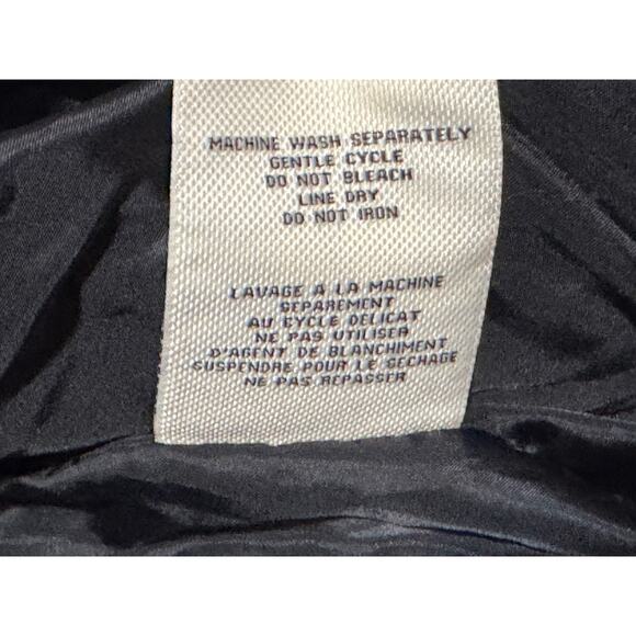 Debby Collection · Small · Faux Leather · Puffer · Sherpa Trim · Black Cream - Picture 6 of 7